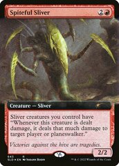 Spiteful Sliver - Foil - Extended Art