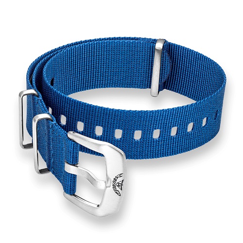 Squale Blue Nato Strap - 22mm CNABL22