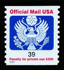 O160, 39-cent Official Coil 2006