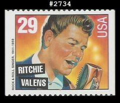 Ritchie Valens - Rock & Roll Stamp