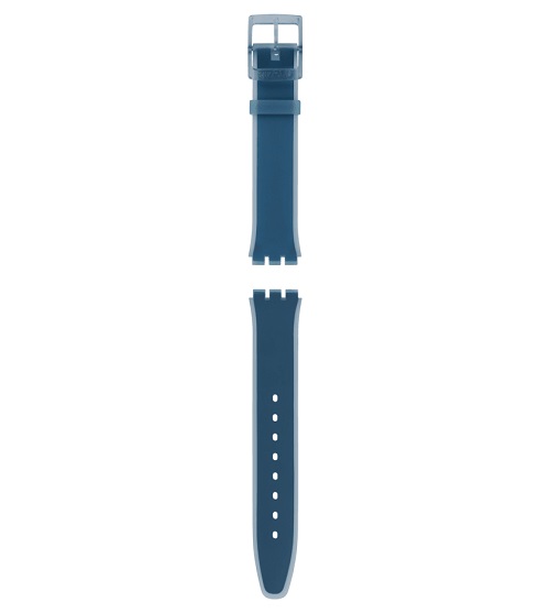 Swatch Skin Blue Silicone Strap - ACSFS103