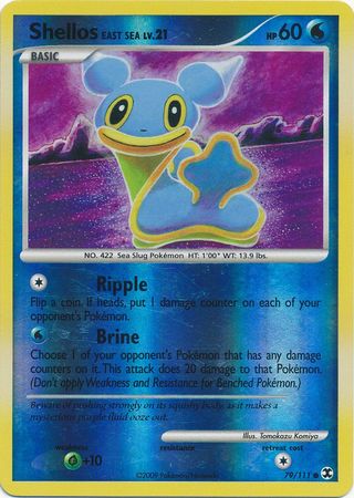 Shellos East Sea - 79/111 - Common - Reverse Holo
