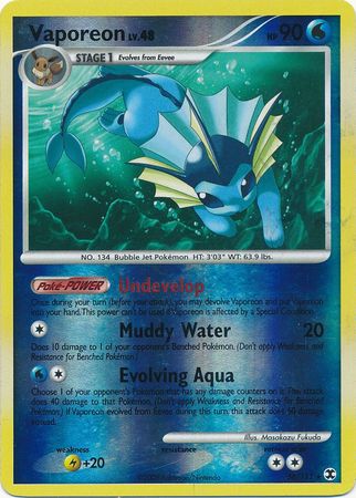 Vaporeon - 34/111 - Rare - Reverse Holo