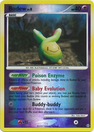 Budew - 33/100 - Uncommon - Reverse Holo