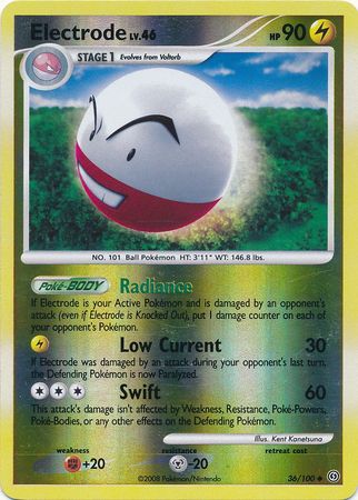 Electrode - 36/100 - Uncommon - Reverse Holo Electrode - 36/100 - Uncommon - Reverse Holo