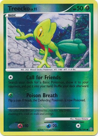 Treecko - 79/100 - Common - Reverse Holo