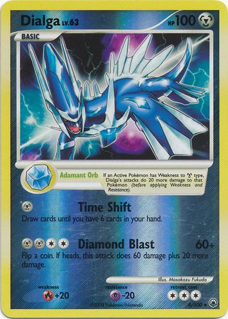 Dialga - 4/100 - Holo Rare - Reverse Holo