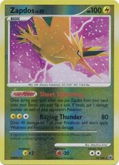 Zapdos - 14/100 - Holo Rare - Reverse Holo