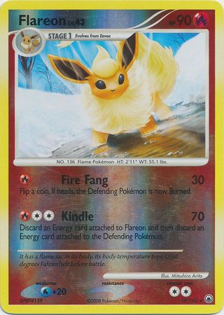 Flareon - 19/100 - Rare - Reverse Holo