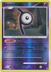 Unown P - 33/100 - Rare - Reverse Holo