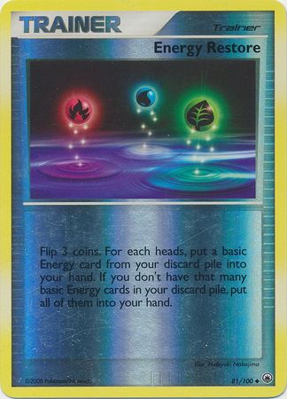 Energy Restore - 81/100 - Uncommon - Reverse Holo