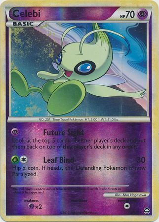 Celebi - 3/102 - Holo Rare - Reverse Holo