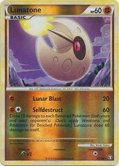 Lunatone - 25/102 - Rare - Reverse Holo