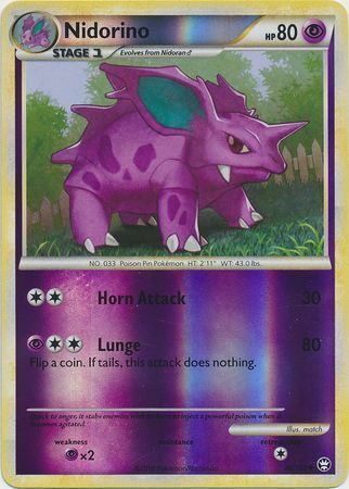 Nidorino - 46/102 - Uncommon - Reverse Holo