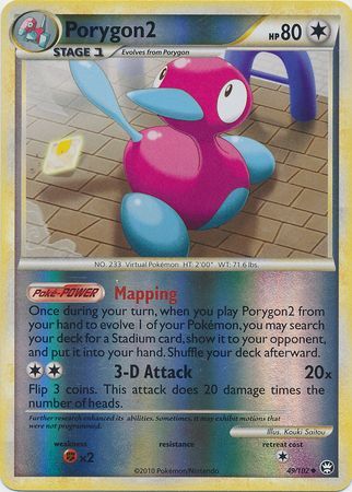 Porygon2 - 49/102 - Uncommon - Reverse Holo