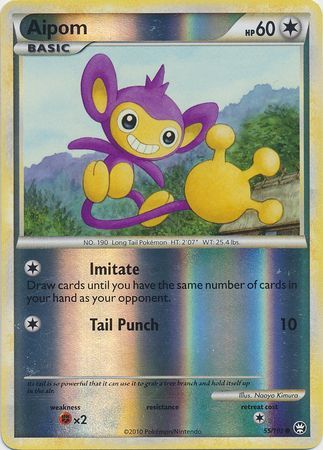 Aipom - 55/102 - Common - Reverse Holo