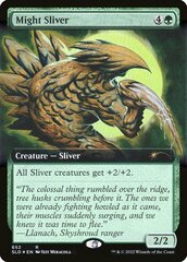 Might Sliver - Foil - Extended Art