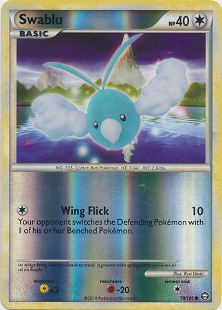 Swablu - 78/102 - Common - Reverse Holo