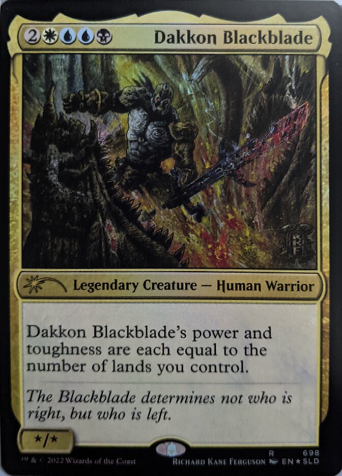 Dakkon Blackblade - Foil