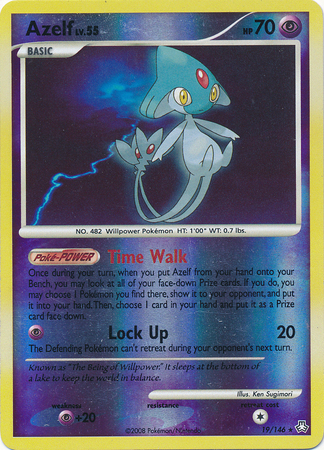 Azelf - 19/146 - Rare - Reverse Holo Azelf - 19/146 - Rare - Reverse Holo