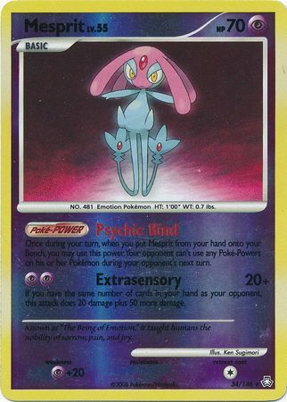 Mesprit - 34/146 - Rare - Reverse Holo