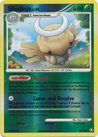 Shedinja - 40/146 - Rare - Reverse Holo