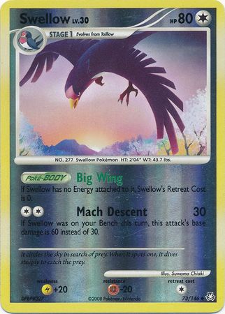 Swellow - 73/146 - Uncommon - Reverse Holo