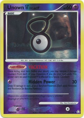 Unown V - 79/146 - Uncommon - Reverse Holo