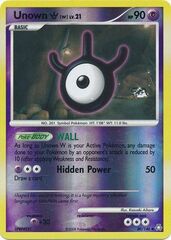 Unown W - 80/146 - Uncommon - Reverse Holo