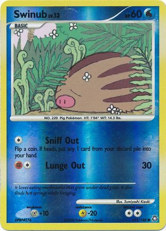 Swinub - 123/146 - Common - Reverse Holo