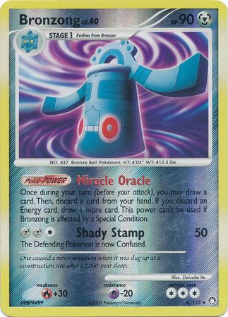 Bronzong - 6/123 - Holo Rare - Reverse Holo