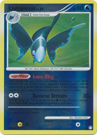 Lumineon - 11/123 - Holo Rare - Reverse Holo