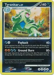 Tyranitar - 17/123 - Holo Rare - Reverse Holo