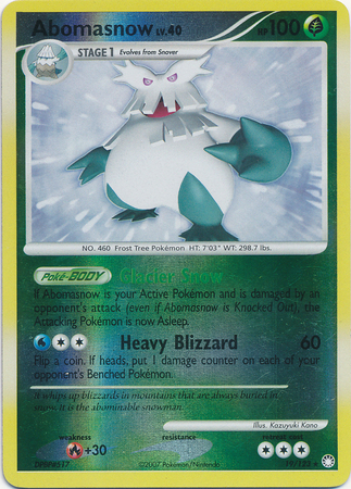 Abomasnow - 19/123 - Rare - Reverse Holo