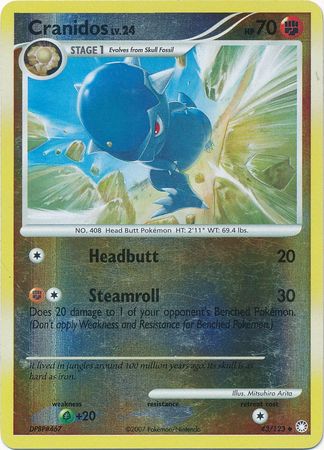 Cranidos - 43/123 - Uncommon - Reverse Holo