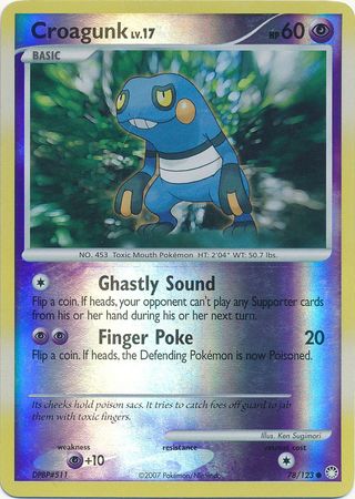 Croagunk - 78/123 - Common - Reverse Holo