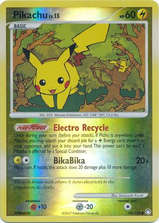 Pikachu - 94/123 - Common - Reverse Holo