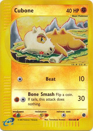 Cubone - 103/165 - Common - Reverse Holo