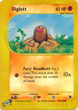 Diglett - 106/165 - Common - Reverse Holo