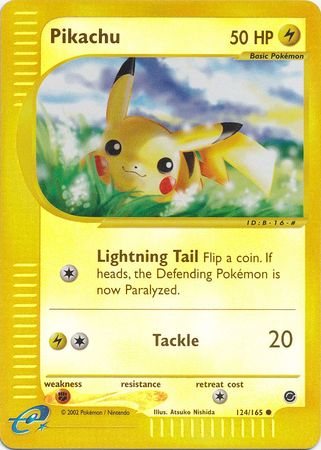 Pikachu - 124/165 - Common - Reverse Holo