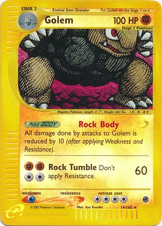 Golem - 14/165 - Holo Rare - Reverse Holo