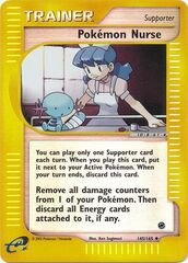 Pokemon Nurse - 145/165 - Uncommon - Reverse Holo