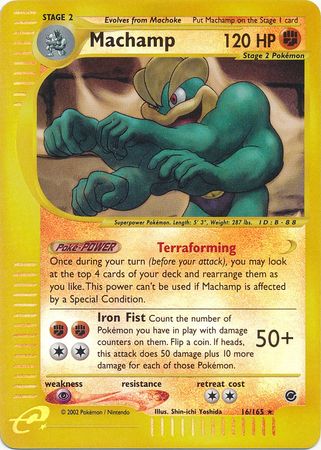 Machamp - 16/165 - Holo Rare - Reverse Holo