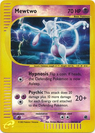 Rare outlets holo Pokemon Mewtwo