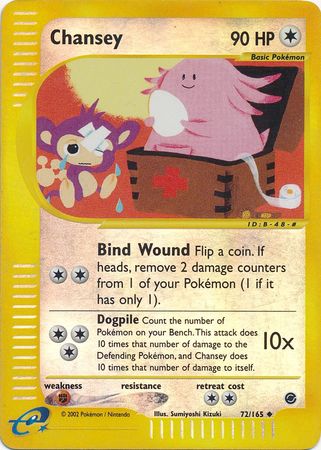 Chansey - 72/165 - Uncommon - Reverse Holo