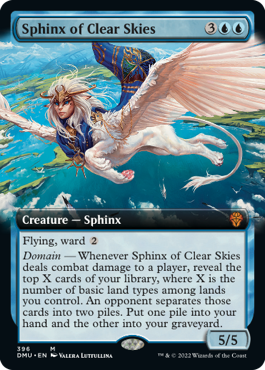 Sphinx of Clear Skies - Foil - Extended Art