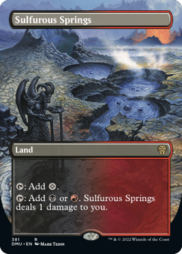 Sulfurous Springs - Foil - Borderless