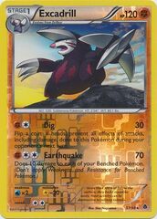 Excadrill - 57/98 - Rare - Reverse Holo