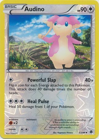 Audino - 83/98 - Uncommon - Reverse Holo