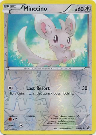 Minccino - 84/98 - Common - Reverse Holo